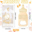 24 Abrebotellas Dorados para Baby Shower con Caja Regalo