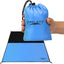 Manta picnic impermeable arena 57x71pulg azul