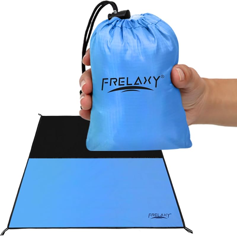 Manta picnic impermeable arena 57x71pulg azul