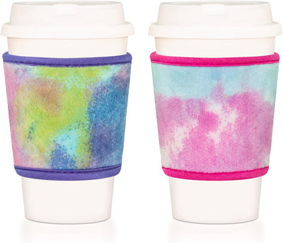 Funda terciopelo reutiliz. para café y bebidas pack 2