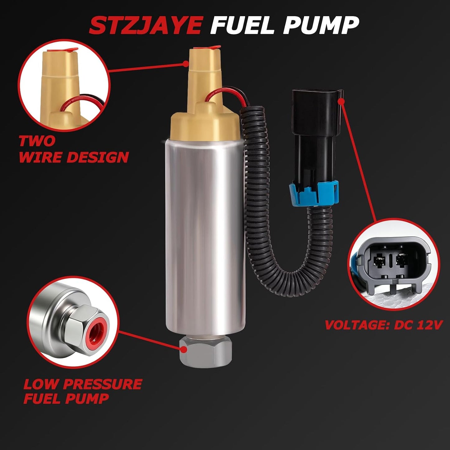 Bomba combustible eléctrica comp Mercury 4.3L 5.0L 5.7L V6 V8