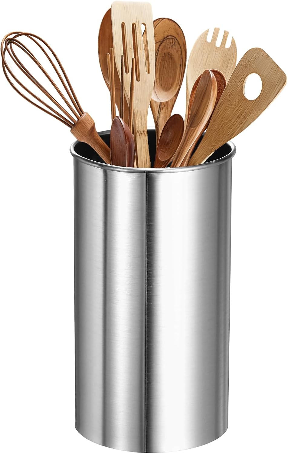 Soporte utensilios acero inox 3.1x5.5pulg organizador cocina
