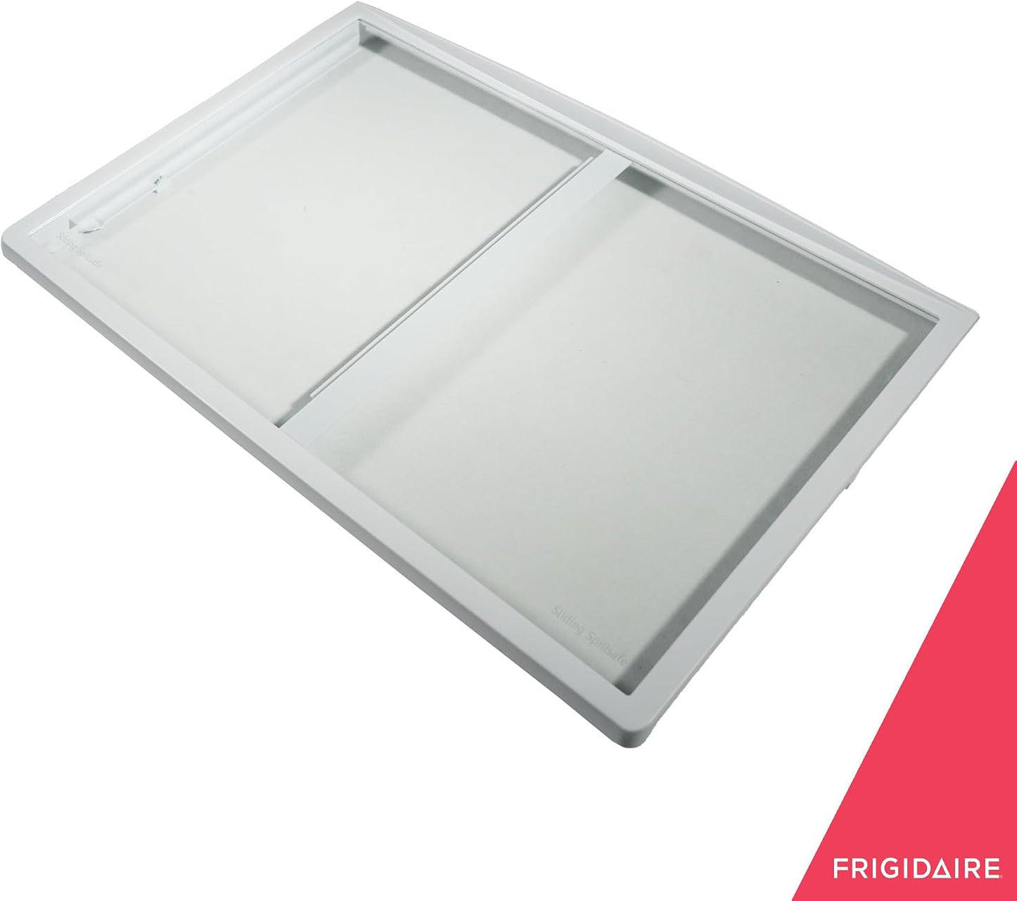 Estante antiderrames para refrigerador blanco