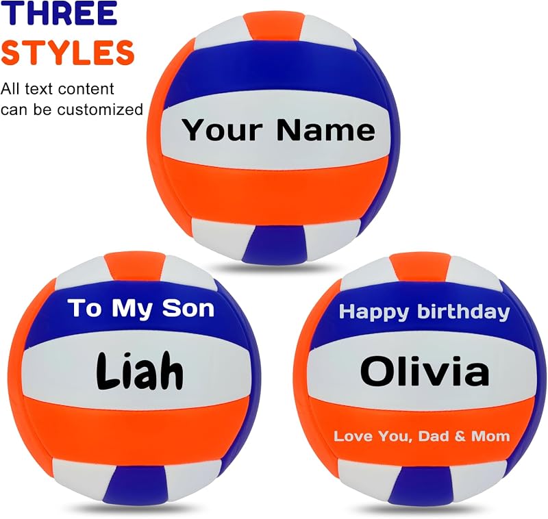 Pelota voleibol personalizada con nombre tamaño 5