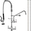 Soporte cubierta grifo cocina con pulverizador