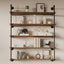 Estante industrial hierro 5 niveles 48" para libros