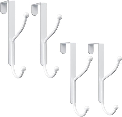 4 Ganchos puerta resistente sin perforar 6.5pulg