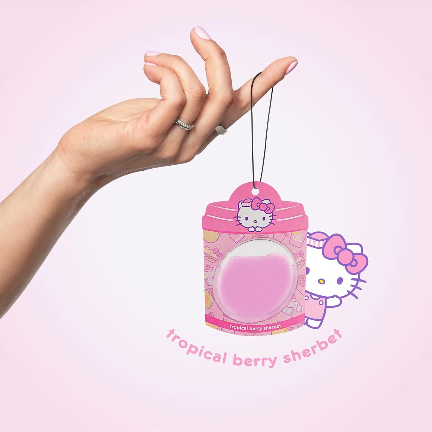 Ambientador colgante coche Hello Kitty gel desodorante