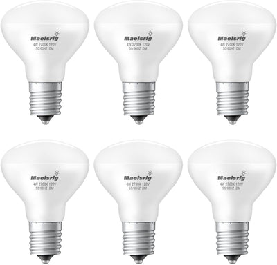 Bombilla LED E17 R14 4W 2700K Pack 6