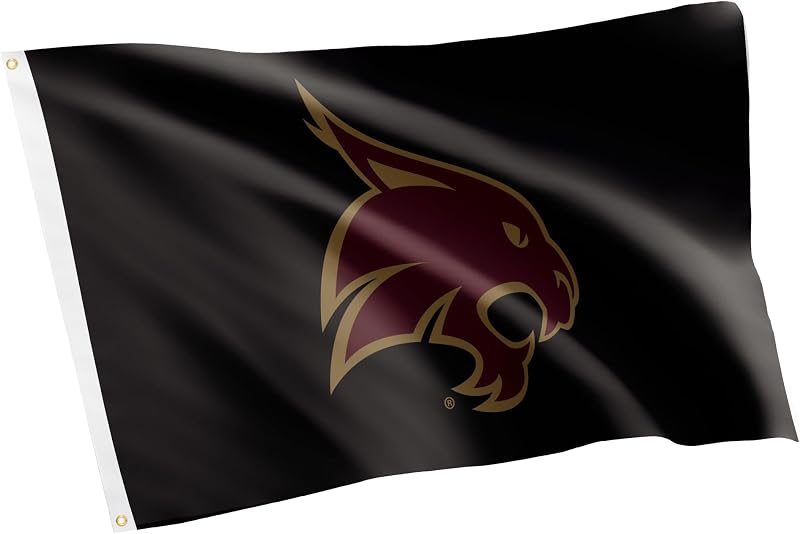 Bandera Universidad Texas 3x5ft tela poliéster duradera