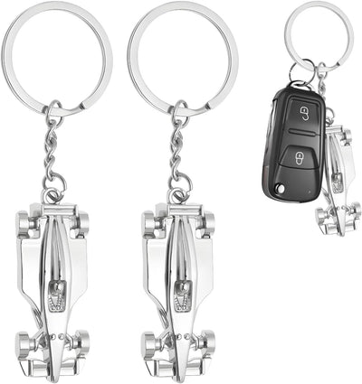 2 Llaveros F1 Auto Metal Accesorios Coche