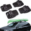Soporte acolchado universal para kayak negro