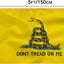 Bandera Gadsden 3x5ft poliéster doble costura ojales latón