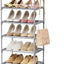 Zapatero alto 10 niveles estrecho 20-24 pares metal resistente