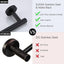Toallero acero inox 304 negro mate 24" set 2