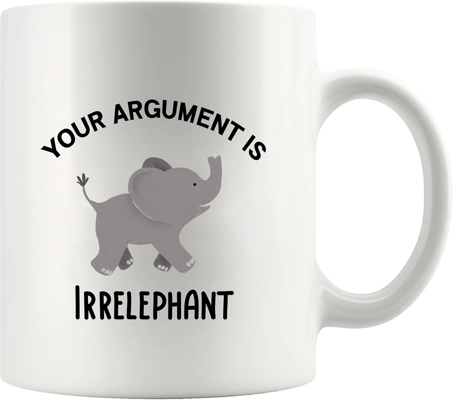 Taza cerámica elefante 11oz regalo hombres mujeres