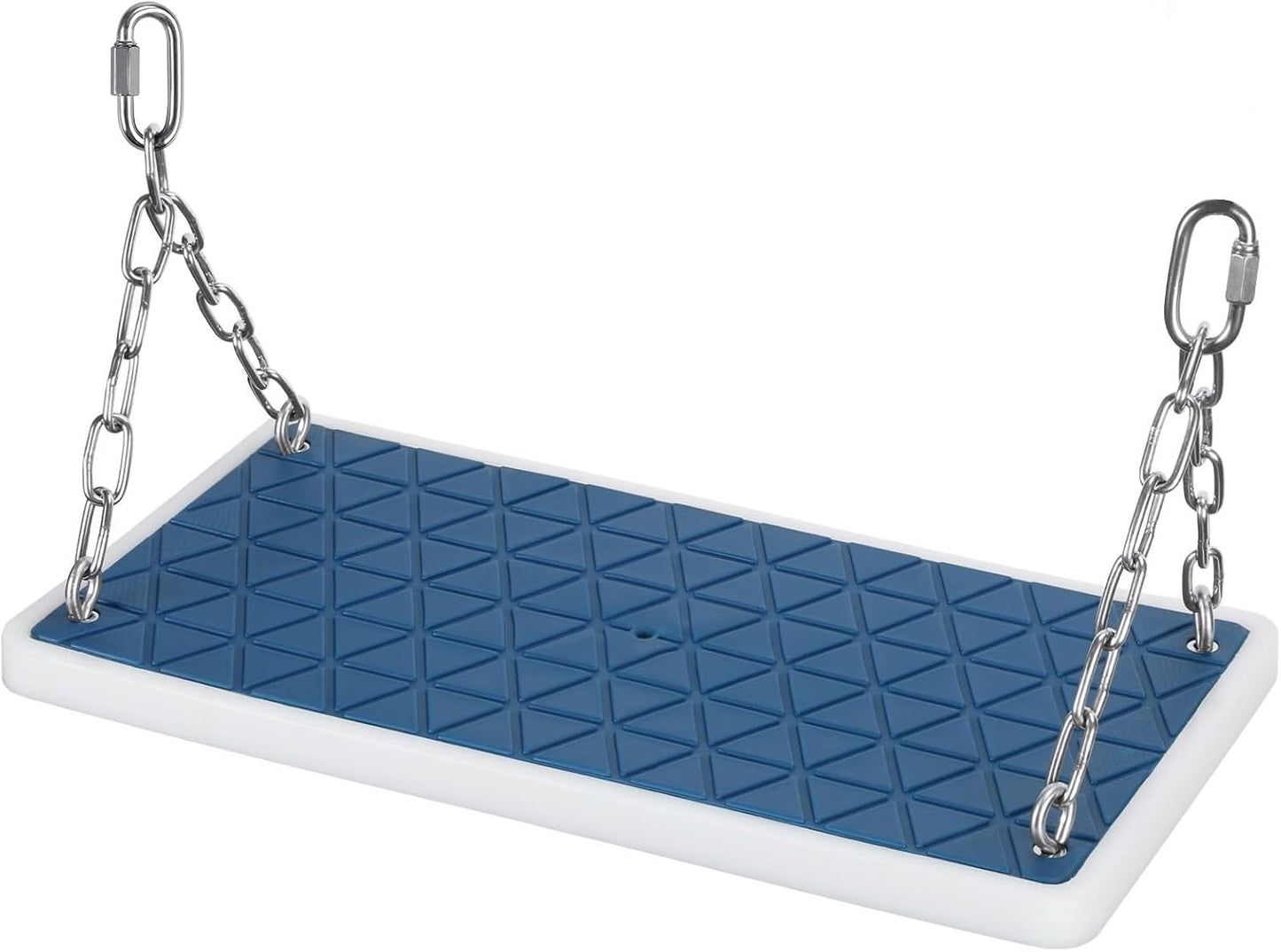 Asiento columpio antiderrap para patio color azul