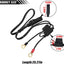 Conector SAE 2ft 18AWG cable extensión conector SAE a junta tórica