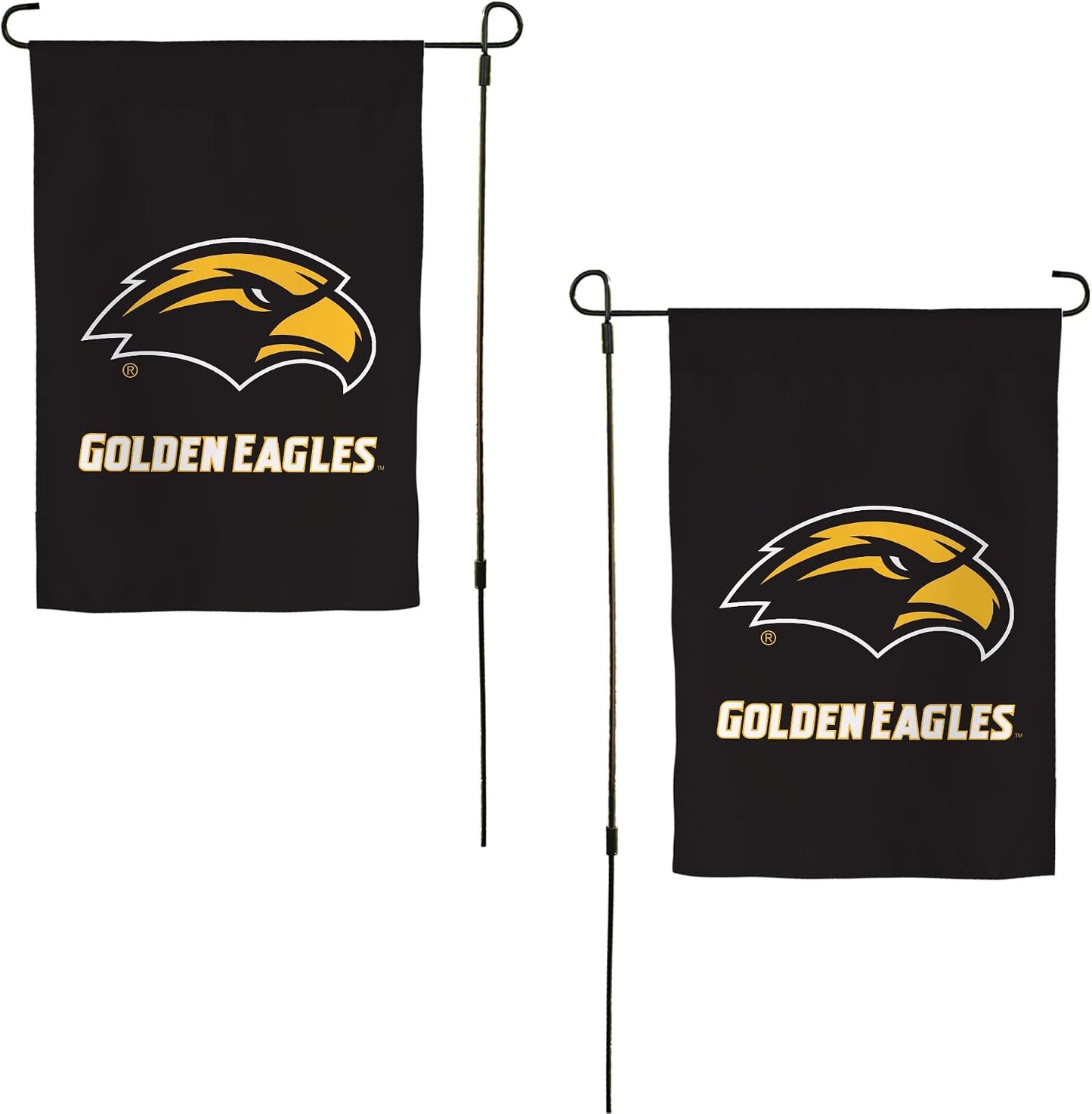 Bandera jardín USM Golden Eagles 100% poliéster