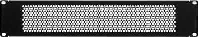 Espaciador rack 2U blanco con ventilación para gabinete 19pulg