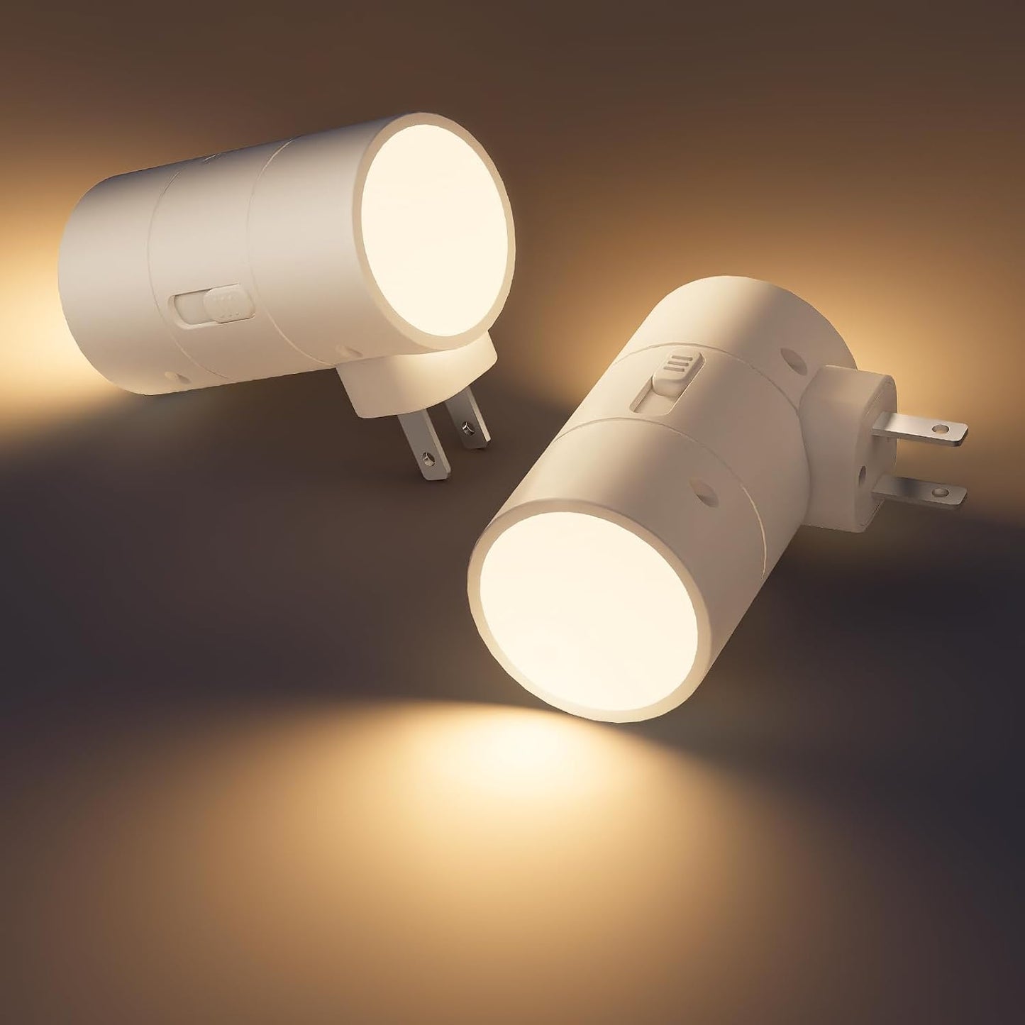 Luz nocturna enchufable LED regulable 3 temperaturas