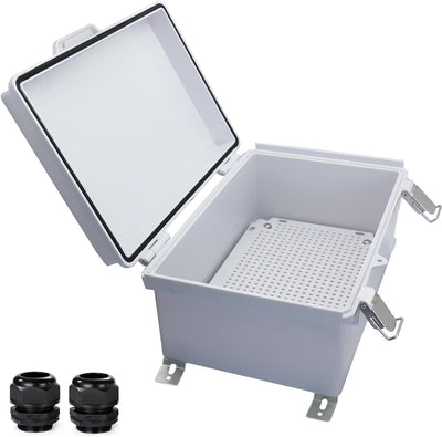 Caja eléctrica impermeable IP67 plástico ABS soporte pared