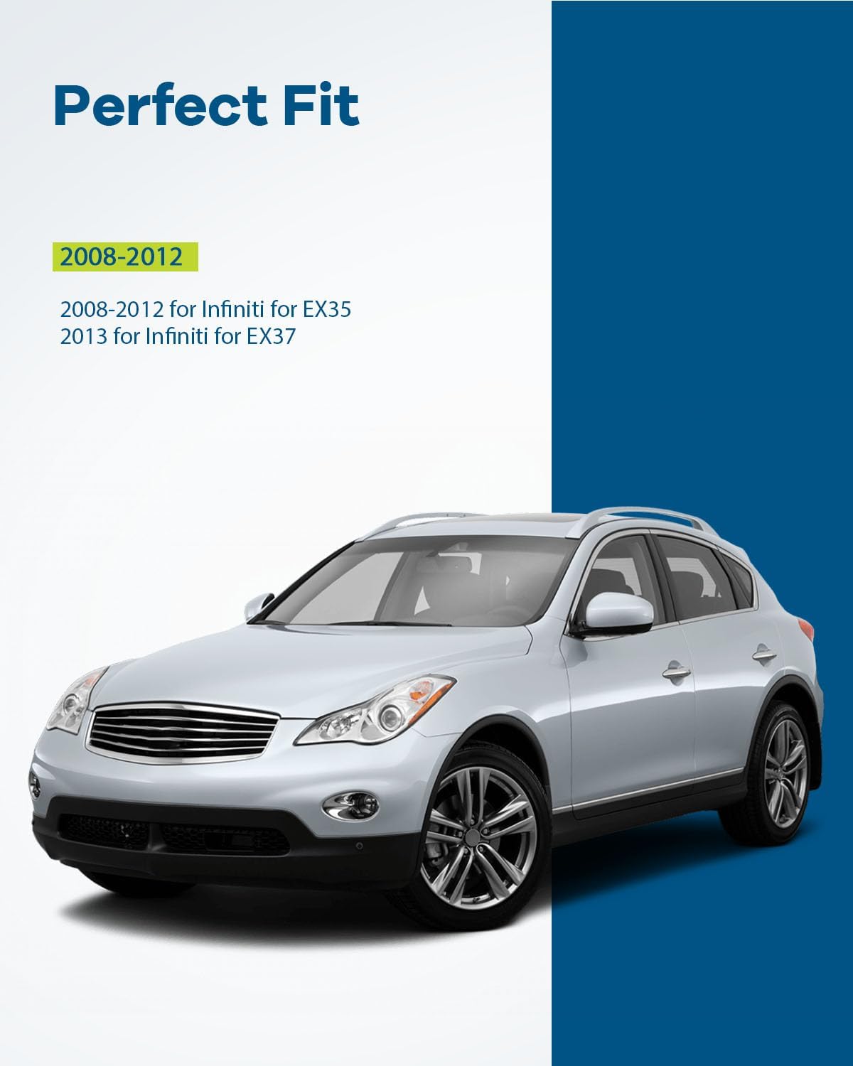 Manija puerta trasera derecha Infiniti EX35 2013 cromada