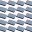 20 Deslizadores Adhesivos 1-3/8x1pulg para Muebles