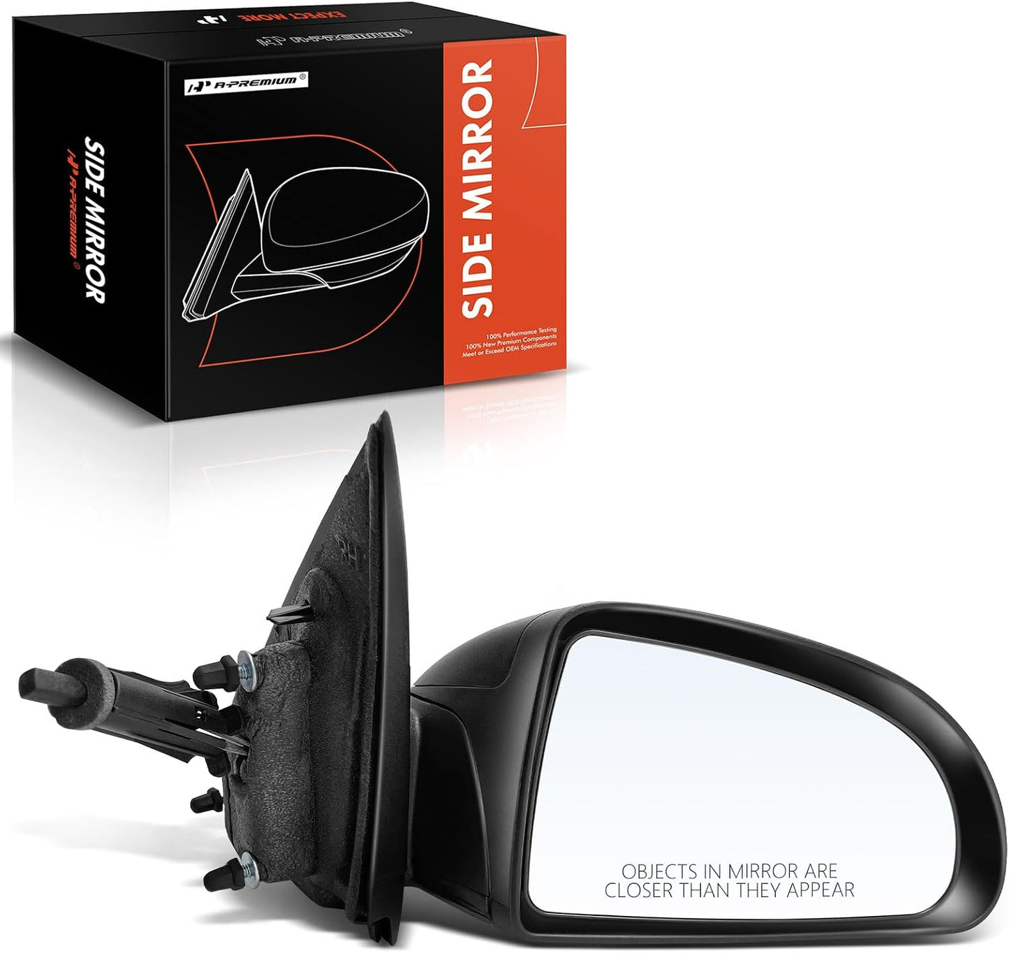 Espejo retrovisor exterior manual Cobalt 05-10 negro