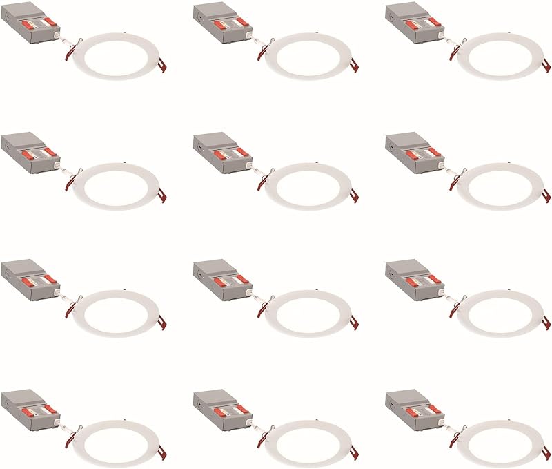 Luces LED empotradas redondas 120V 5-en-1 brillo ajustable