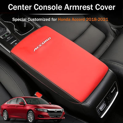 Funda reposabrazos consola central piel antiarañazos Honda 18-22 negro