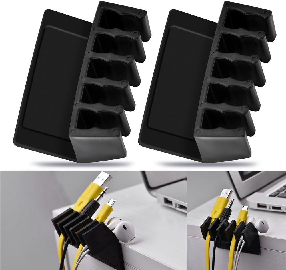 Organizador cables neopreno flexible 122pulg para PC TV oficina