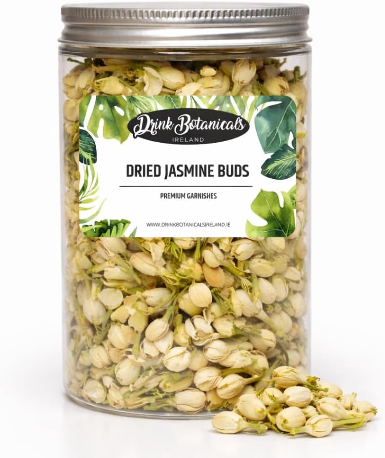 Brotes jazmín seco comestibles para infusiones y decoración