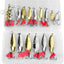 Cebo de espina metal para pesca marina con anzuelos triples