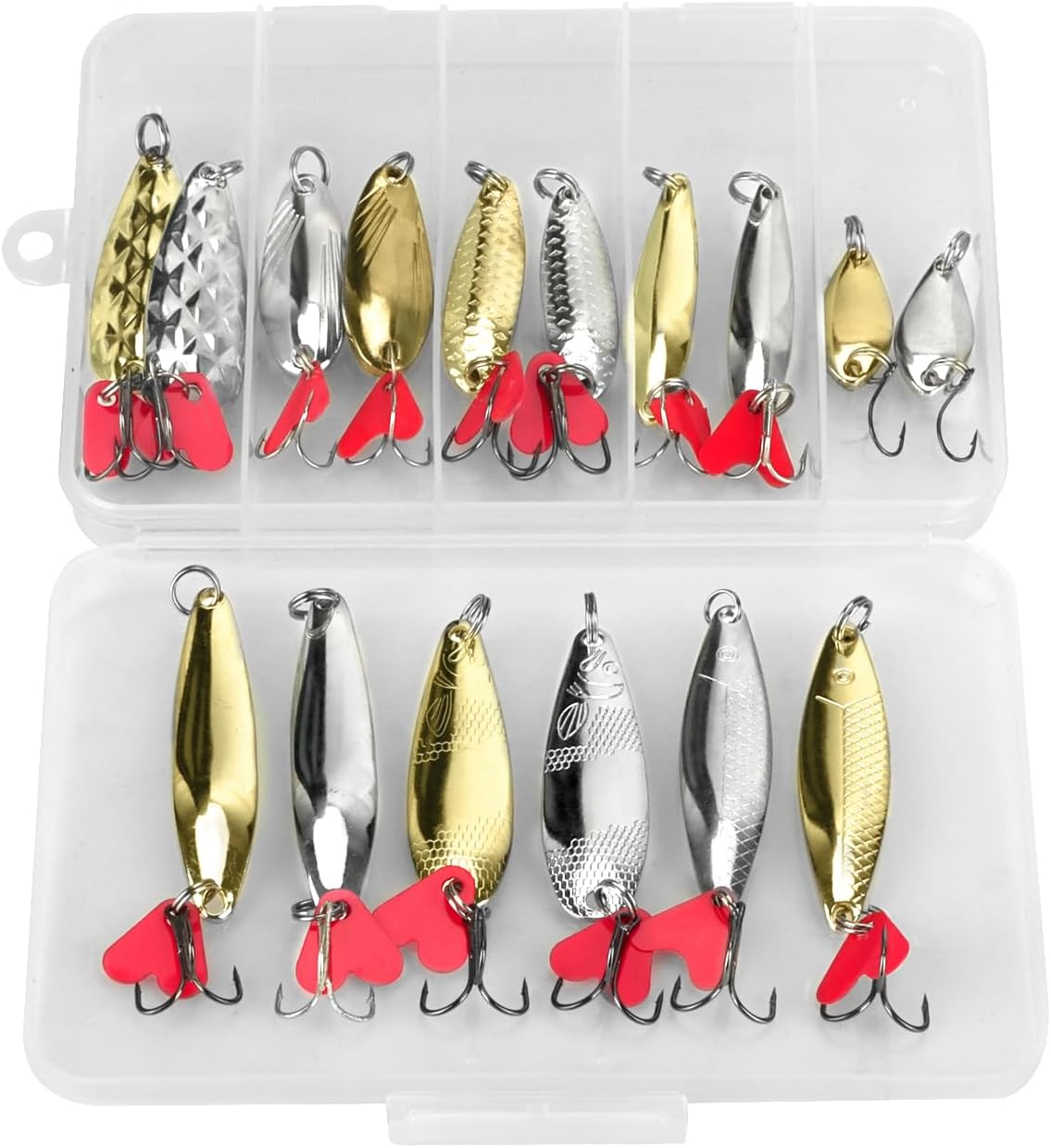 Cebo de espina metal para pesca marina con anzuelos triples