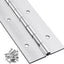 Bisagra piano acero inox 36" con agujeros para gabinete