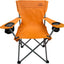Silla plegable camping adultos con bolsa transporte naranja