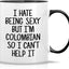 Taza cerámica 11oz para colombianos regalo cumpleaños