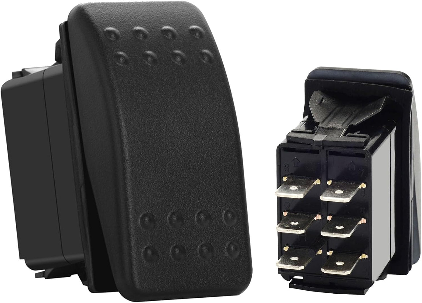 Interruptor 12V/24V DC 6P basculante 3 vías DPDT
