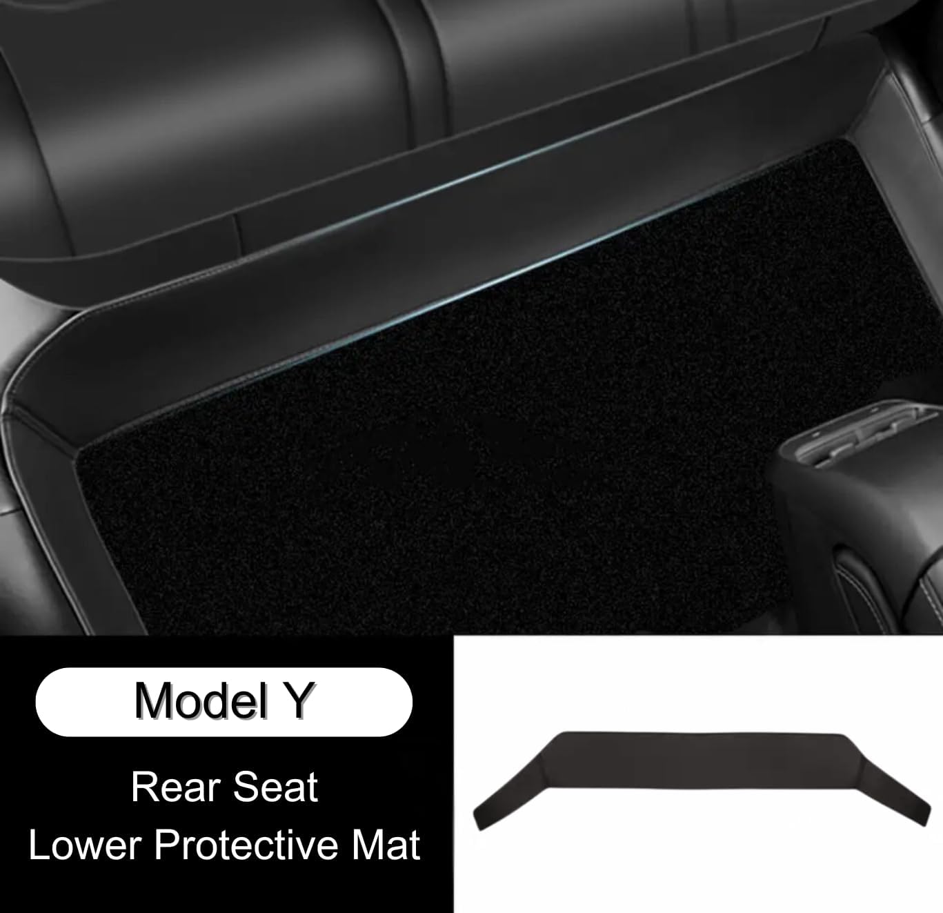 Alfombrilla trasera Tesla Model Y 21'-25' antiderrap