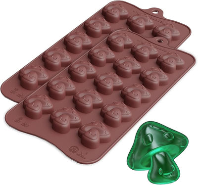 Molde caramelo hongos pack 2