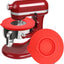 Cubierta silicona para tazón KitchenAid 6-7qt roja