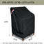 Fundas sillas patio impermeables 25x25x47" 1 pack