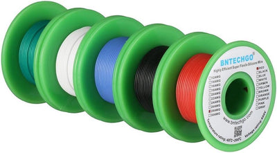 Kit alambre silicona 28 colores 50pies 28awg
