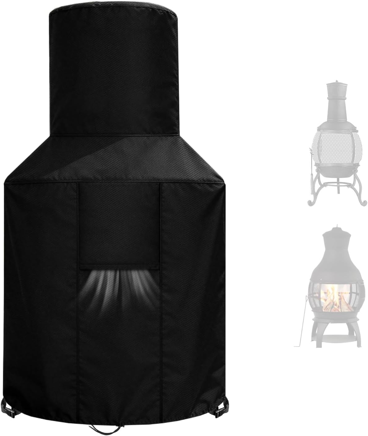 Cubierta chimenea patio resistente 420D Oxford 48x25x13