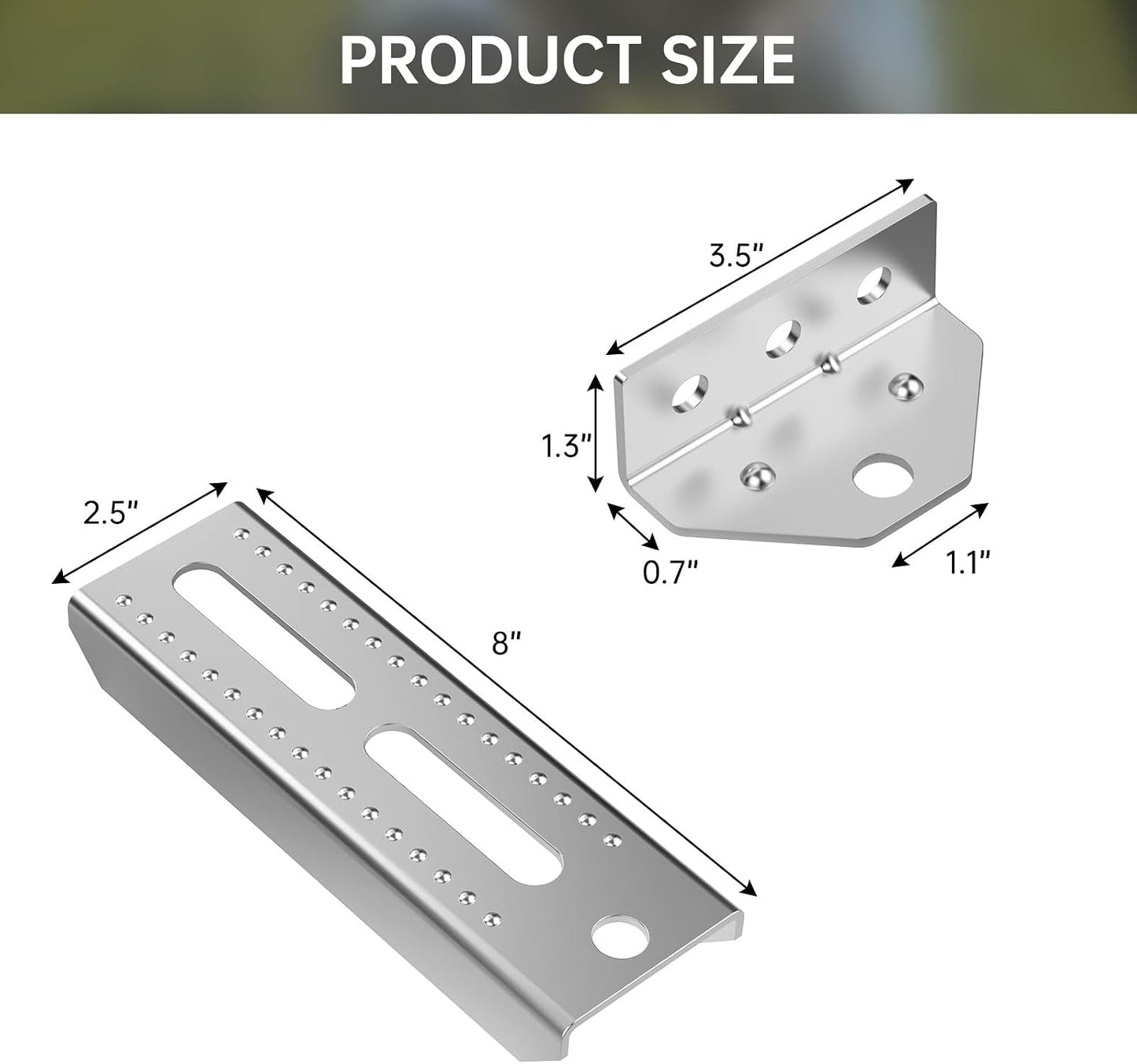 Kit soporte litera giratorio para remolque 8"