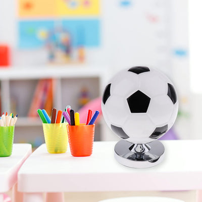 Lámpara escritorio balón fútbol cristal regalo adolescentes