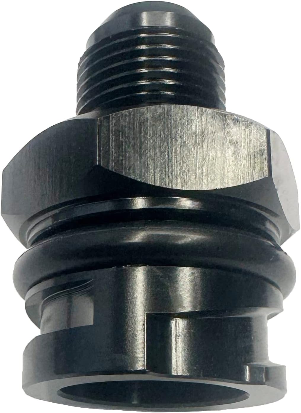 Tapa aceite aluminio billet AN-8 negra para LS