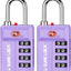 Cerradura combinación 4 dígitos TSA alerta equipaje