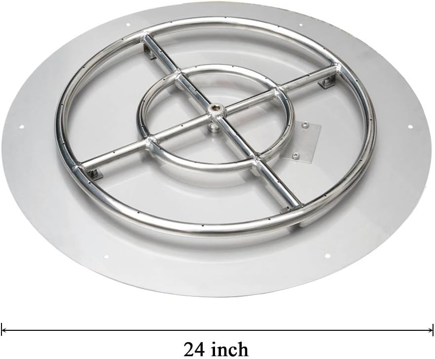 Quemador acero inox con contenedor